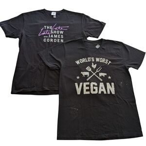 Set Of 2 Novelty Tee Size Medium/Large